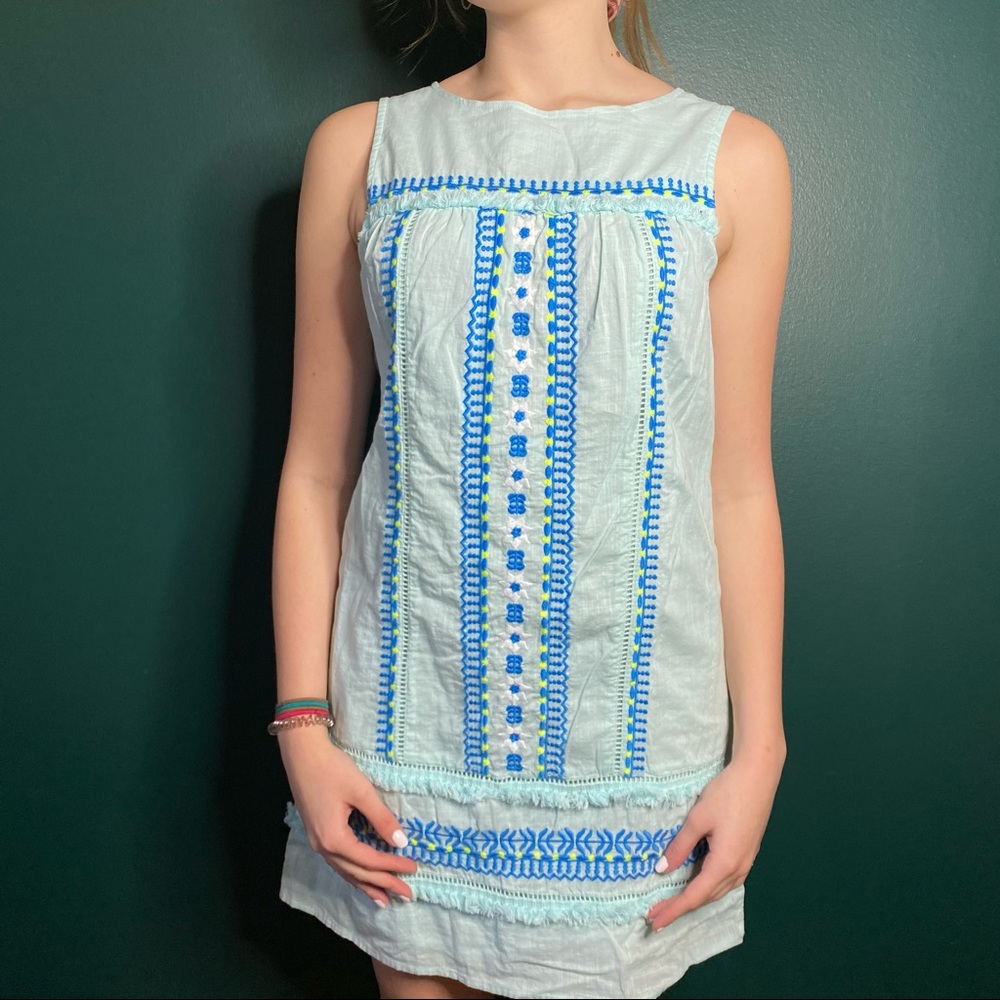 Vineyard Vines Embroidered Shift Dress